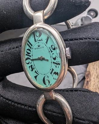 Rolex Vintage - cassa ovale- quadrante Tiffany