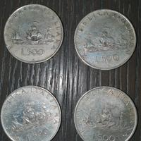 500 lire in argento 