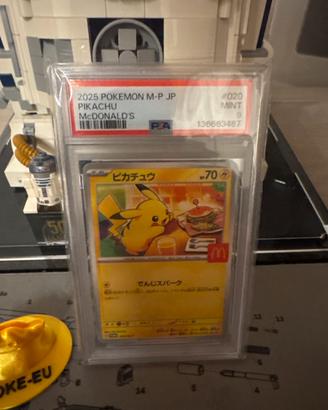 Pikachu McDonald's PSA 9 JAP 020/M-P