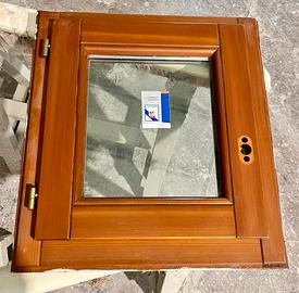 Anta Finestra Nuova in legno colore Larice 61x55
