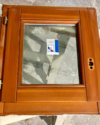 Anta Finestra Nuova in legno colore Larice 61x55