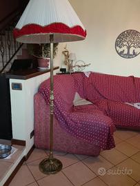 piantana anni 60 in ottone