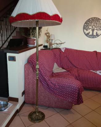 piantana anni 60 in ottone