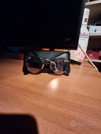 occhiali da sole rayban originali specchiati rosa 