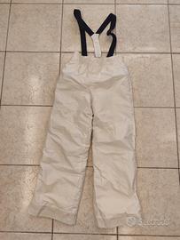 pantaloni sci neve Decathlon 12 anni
