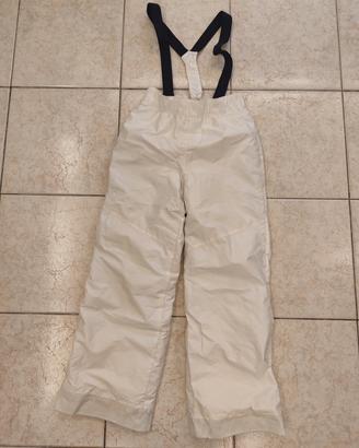 pantaloni sci neve Decathlon 12 anni