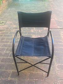 Sedia da regista pieghevole