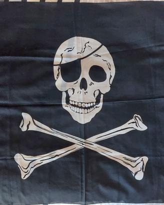 Bandiera Pirata 90x150 teschio e ossa incrociate
