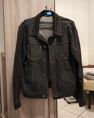 Giacca di denim grigia