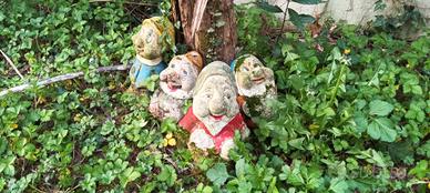 Nani n. 4 da giardino Vintage 