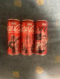 Lattine coca cola marvel