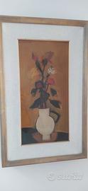 Quadro "vaso di fiori" di Salvadori
