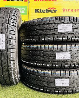 X4: Invernali 215/75R16C 116/114R-MICHELIN- al 75%