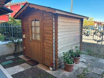 Casetta di legno da giardino