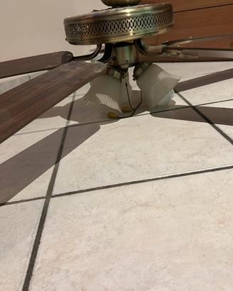 Lampadario con ventole