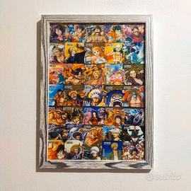 Quadro Mosaico One Piece Olografico