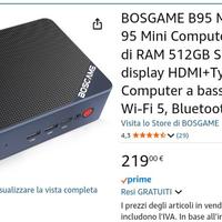 Mini PC N 95 Mini Computer  nuovo mai usato