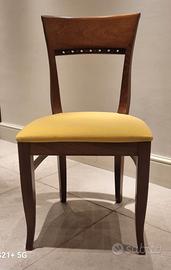 350 sedie in legno per sala banchetti + vestitino
