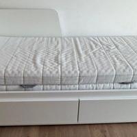 Letto divano/2 cassetti/2 materassi Ikea FLEKKE