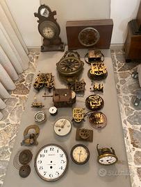 Pendoli, movimenti pendoli e pezzi di ricambio.