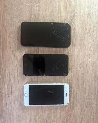 Lotto 3 iPhone non funzionanti 11,7,6 riparazione