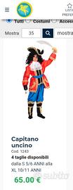 vestito di carnevale capitan uncino