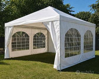 Gazebo professionale 5x5 m in ferro zincato