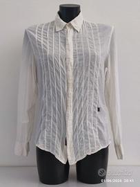 Camicia Vintage Replay – Bianco Panna – Cotone