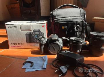Kit camera Canon EOS 200D
