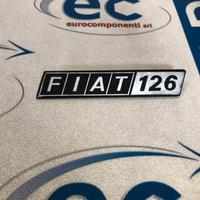 93300822 SIGLA MODELLO FIAT 126 NUOVO ORIGINALE