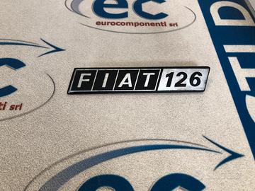 93300822 SIGLA MODELLO FIAT 126 NUOVO ORIGINALE