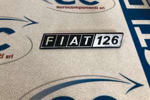 93300822 SIGLA MODELLO FIAT 126 NUOVO ORIGINALE