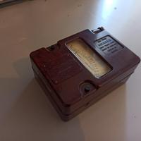 Vintage Red Bakelite MEGGER Test isolamento epoca