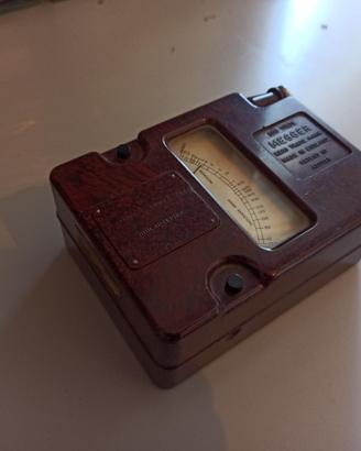 Vintage Red Bakelite MEGGER Test isolamento epoca