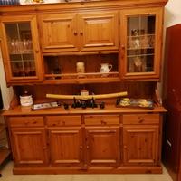 CREDENZA IN LEGNO 
h 200 x L 205 x p 50 cm  - 