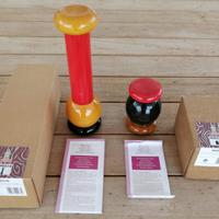 Alessi coppia di macinasale pepe e spezie in legno