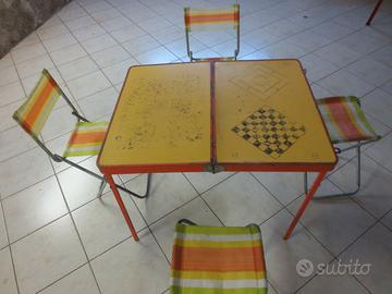 tavolino picnic pieghevole