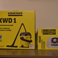 Bidone aspiratutto e soffiatore integrato KWD1