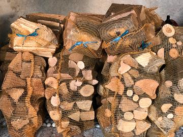 Legna da ardere in sacchi