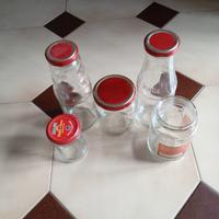 vasetti in vetro con tappo capsula/ermetico vetro
