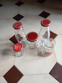 vasetti in vetro con tappo capsula/ermetico vetro