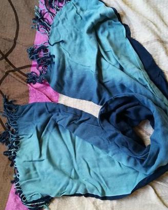 Sciarpa in stile PashMina Bleu