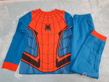 Pigiama Spiderman Marvel originale 9-10 anni 140cm