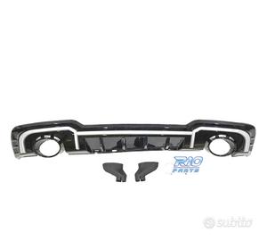 DIFFUSORE AUDI A3 4P 16- LOOK RS3 + TERMINALI DI S