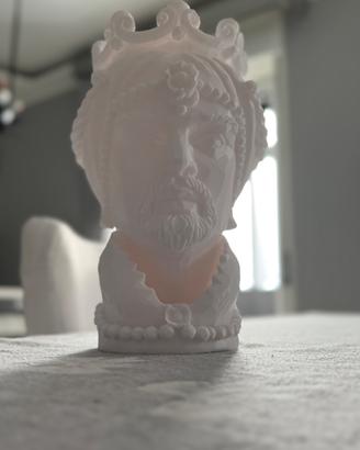 Testa di Moro Moderna – Decorazione Siciliana Bian