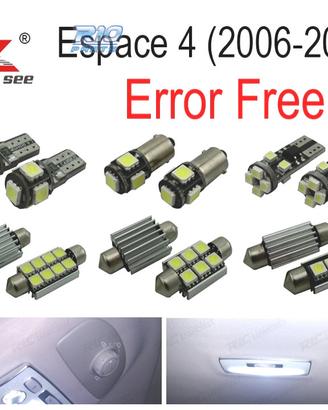 KIT 23 LAMPADE LED INTERNE 06-14 RENAULT ESPACE 4 