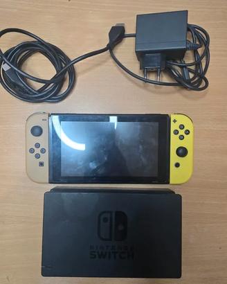 Nintendo Switch con Joy-Con, dock e alimentatore