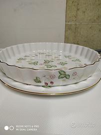 Set Porcellana Petit Rose Pirofila + Sottopiatto