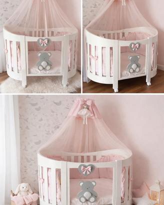 Culla + cassettiera fasciatoio neonato