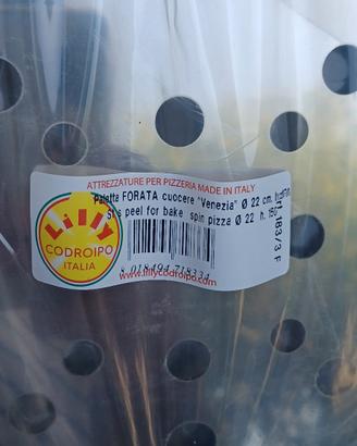 Nuova pala forata per pizza pane 